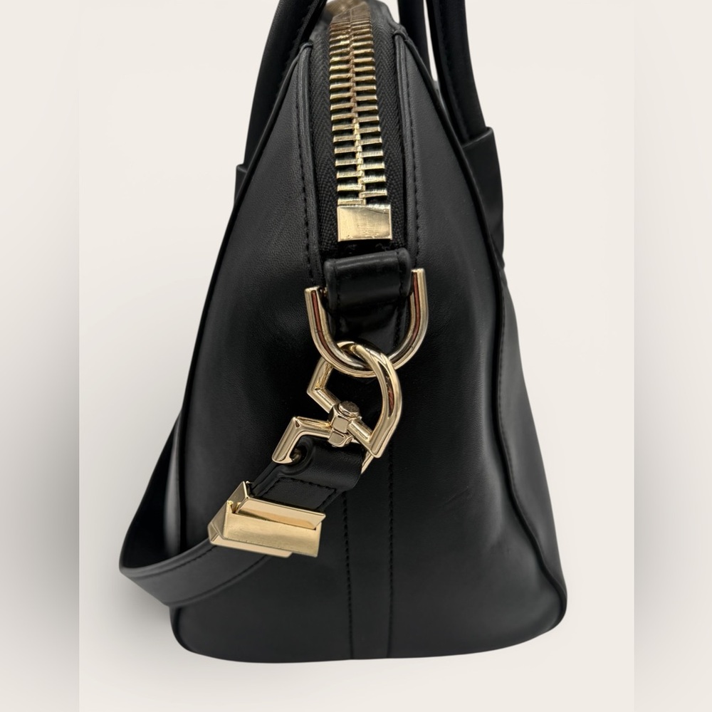 Givenchy Antigona Small Black Leather Satchel Top Handle Crossbody Bag - Picture 4 of 7